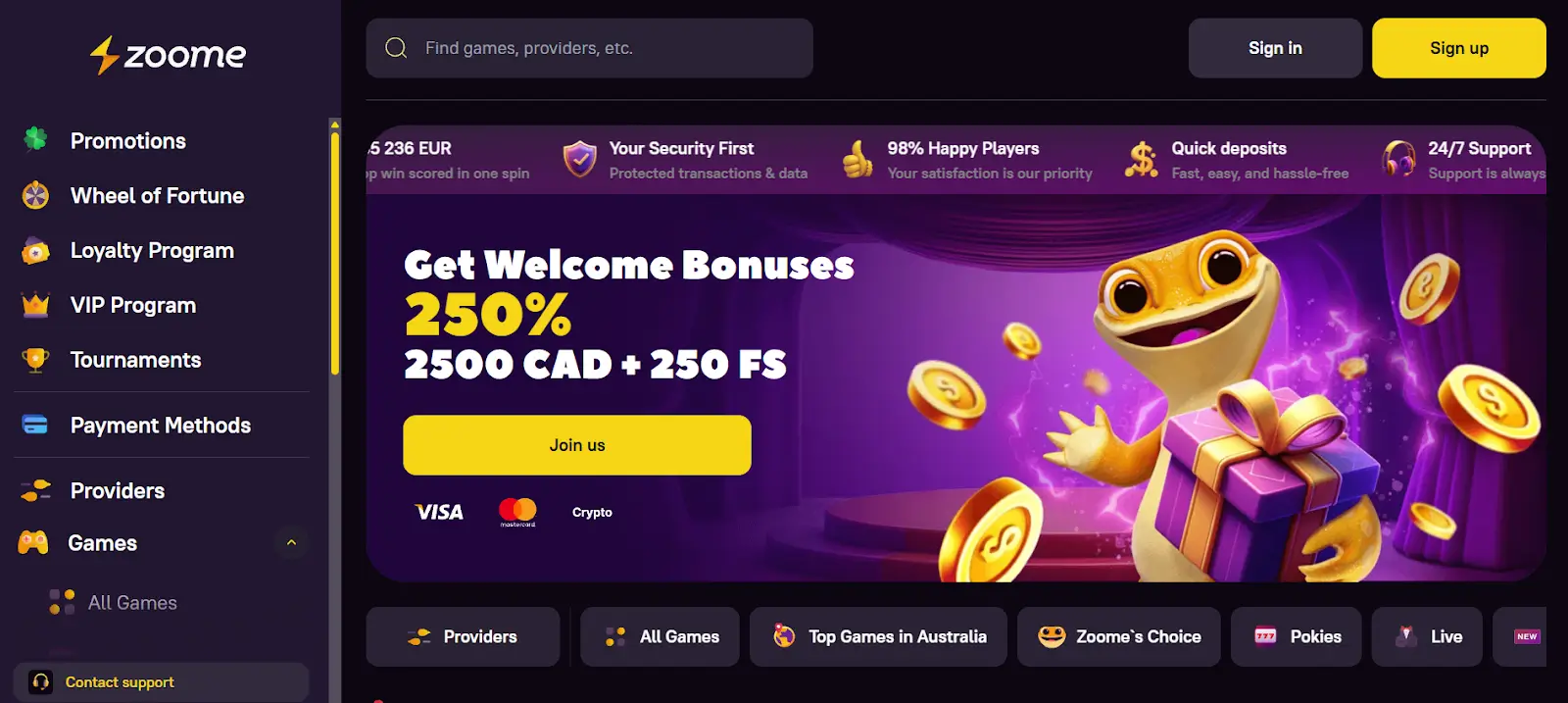 Zoome Casino